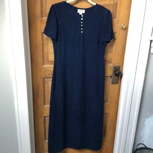 Talbots Size 4 Navy Blue Dress